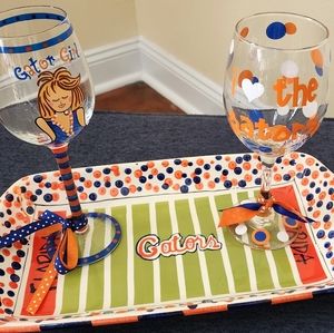 Florida Gators Small Relish Tray by Gables- Magnolia Collection